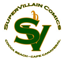 SuperVillain Comics, Comics, Graphic Novels, Toys, Action Figures, Logo